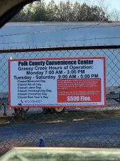 Polk County Grassy Creek Convenience Center