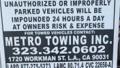 Metro Towing Inc