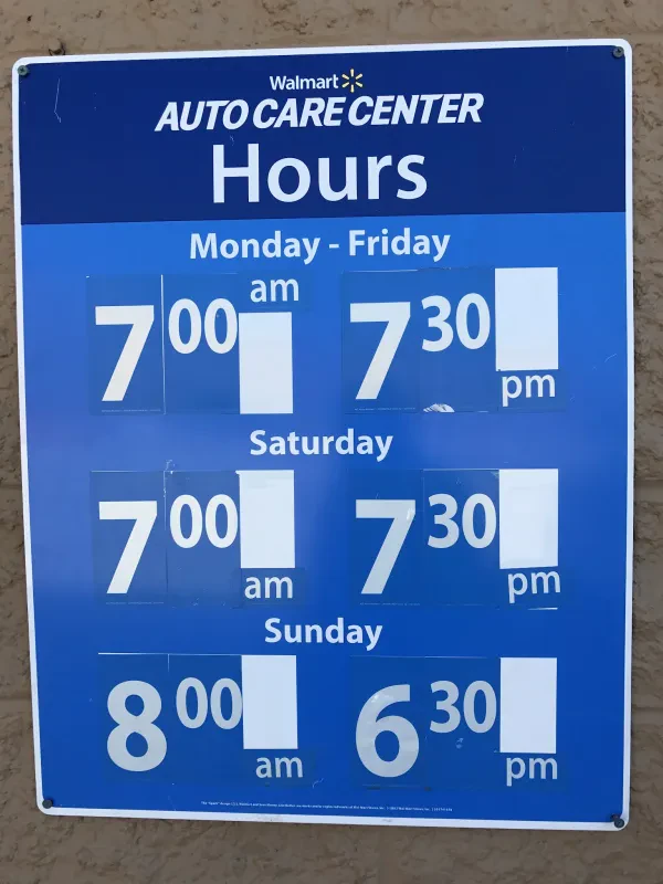 Walmart Auto Care Center - photo 3