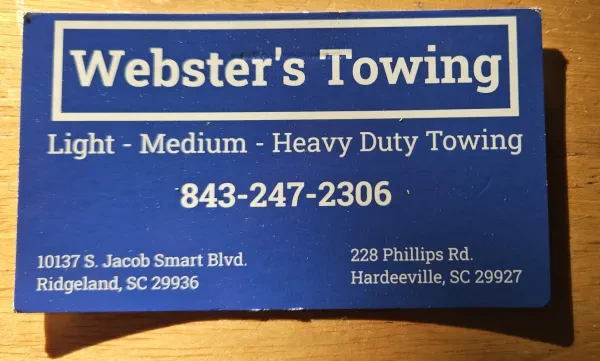 Webster's Auto Care & Towing - photo 3