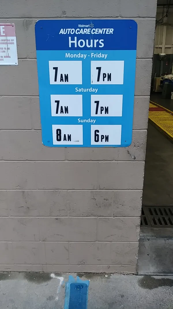 Walmart Auto Care Center - photo 2