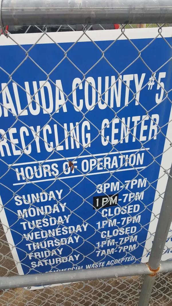 Saluda County Recycling Center - photo 2