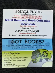 CoachDomCosta FREE Scrap Metal & Book Recycling