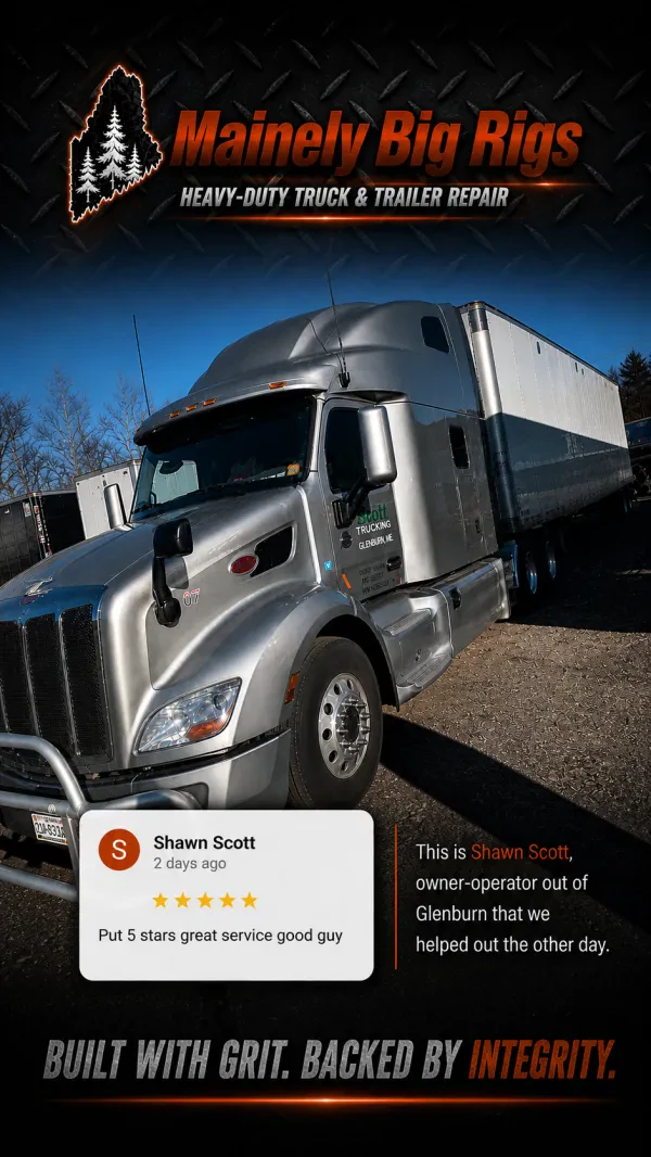Mainely Big Rigs - Heavy-Duty Truck & Trailer Repair - photo 2