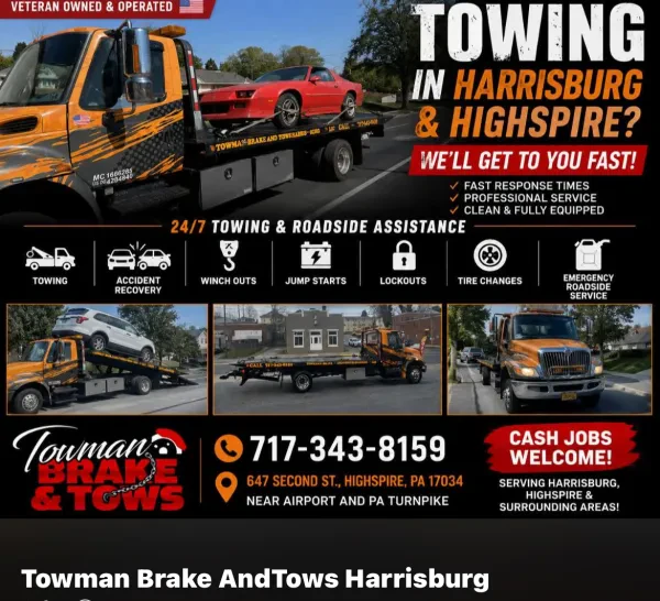 Towman Brake And Tows Harrisburg - photo 2