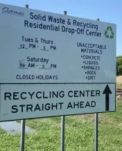 Sherman Recycling Department