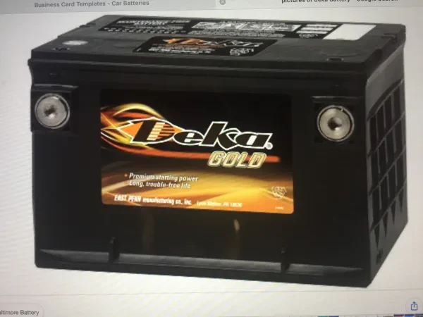 Deka/ Kemmerers battery outlet - photo 2