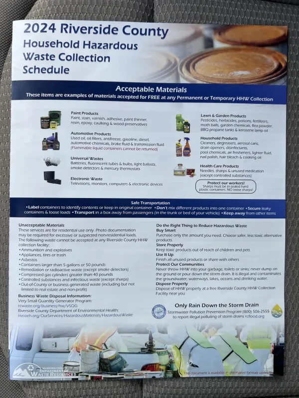 Riverside County Household Hazardous Waste Disposal Center - photo 3