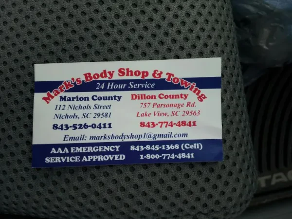 Mark's Body Shop & Towing - photo 2