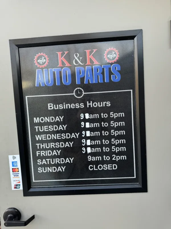 K & K Auto Parts INC - photo 4