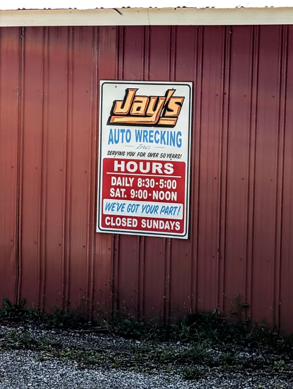 Jay's Auto Wrecking, Inc. - photo 2