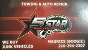5 Star Wrecker Service