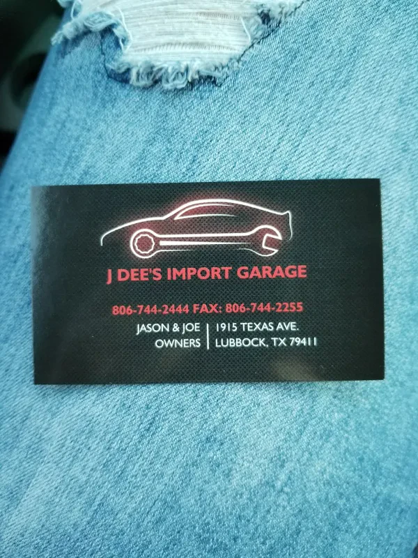 J Dee's Import Garage - photo 2