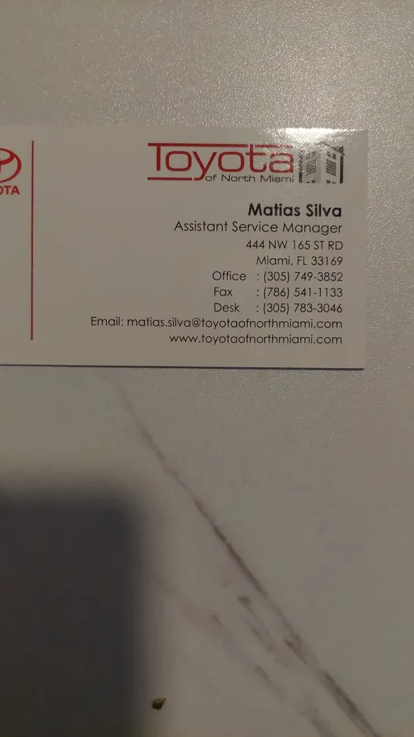 Toyota of North Miami Parts - photo 3